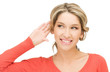 woman listening gossip