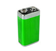 Green 9V battery