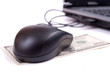 Mouse, Dollars and laptop