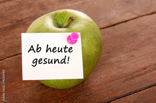 Photo: Ab heute gesund! Ab heute gesund!