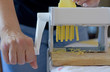 Woman preparing homemade pasta