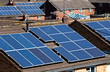 Solar Panels on many residential roofs