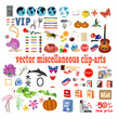 vector collection with clip-arts vector collection with clip-arts