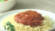 スパゲティー　ミートソース