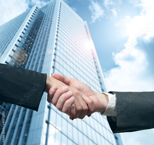 Photo: Business handshake Business handshake