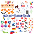 vector collection with clip-arts vector collection with clip-arts