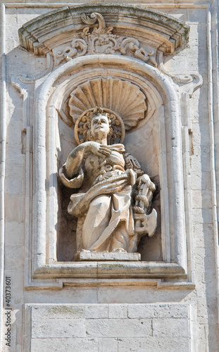 Photo: Basilica of St. Martino. Martina Franca. Puglia. Italy. Basilica of St. Martino. Martina Franca. Puglia. Italy.