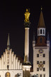 Das alte Rathaus in München bei Nacht