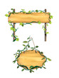 Wood signs