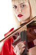 Foto: Image a girl playing the violin Image a girl playing the violin