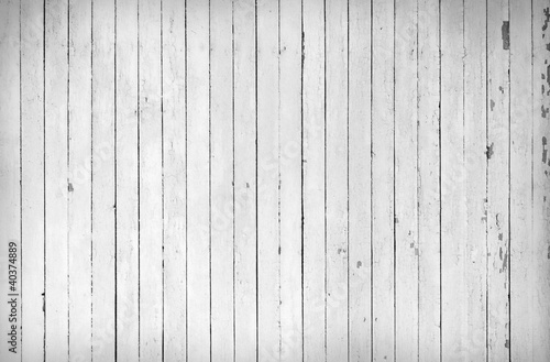 Photo: Weathered white wood Weathered white wood