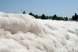 White rocks and travertines of Pamukkale Turkey