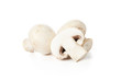 Foto: Fresh champignon mushrooms isolated on white background Fresh champignon mushrooms isolated on white background