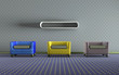butacas de colores