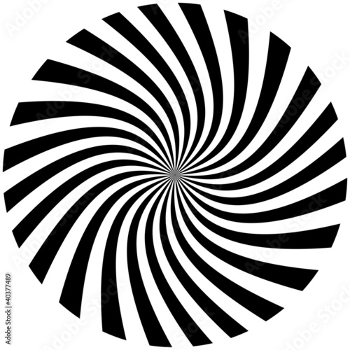 Illustration: spirale noire spirale noire