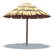 Palm Leaf Beach Umbrella