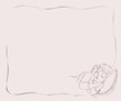 Vector drawing.  Baby sleep in bed