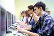 teens in internet-cafe