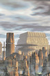 futuristic city background
