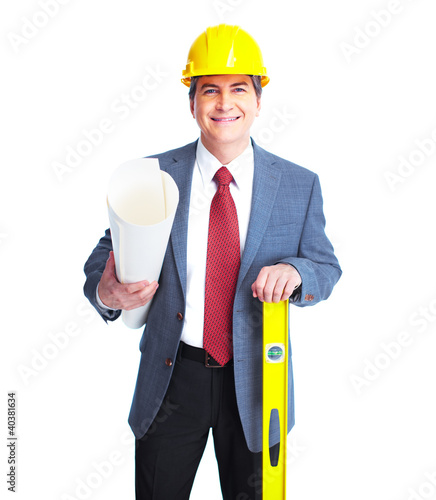 Photo: Engineer businessman. Engineer businessman.