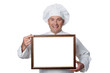 Photo: cook isolated on white background cook isolated on white background