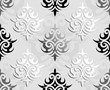 Seamless pattern with floral elements Seamless pattern with floral elements