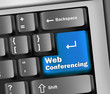 Keyboard Illustration "Web Conferencing"