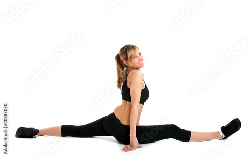 Foto: Fitness woman doing exercise Fitness woman doing exercise