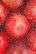 background with fresh red apples background with fresh red apples