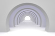 3d modern hall