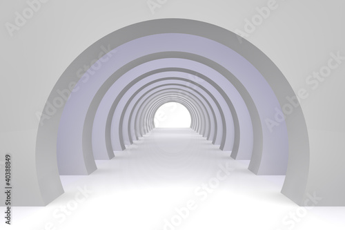 Illustration: 3d modern hall 3d modern hall