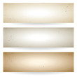 Set of grunge banners