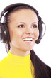 Photo: beautiful woman with headphones beautiful woman with headphones