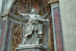 Rome, statue in Saint Peter basilica Rome, statue in Saint Peter basilica