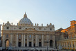 The Papal Basilica of Saint Peter at Vatican square The Papal Basilica of Saint Peter at Vatican square