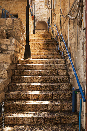 Photo: Stone Staircase In Zefat Stone Staircase In Zefat