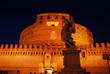 Rome, Saint Angelo castle at night