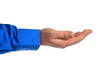 Men's hand isolated over white. Men's hand isolated over white.