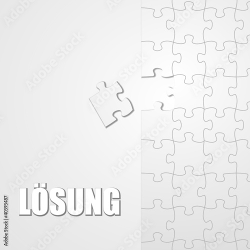 Vektor: puzzle auf tischdecke lösung I puzzle auf tischdecke lösung I