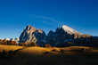 Lang- und Plattkofel mit Seiser Alm