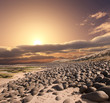 Rocky Beach in Northumberland
