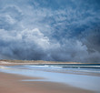 Stormy Beach scene