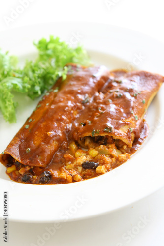 Photo: Black Bean Enchiladas Black Bean Enchiladas
