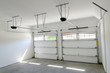 Residential house two car garage interior