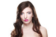 Beauty portrait of young beautiful girl Beauty portrait of young beautiful girl