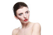 Beautiful young woman portrait Beautiful young woman portrait