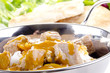 Curry rice with chicken meat