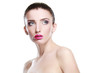 Beauty portrait of young beautiful girl Beauty portrait of young beautiful girl
