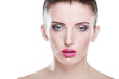 Beauty portrait of young beautiful girl Beauty portrait of young beautiful girl