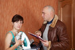 businessman trying to collect debt businessman trying to collect debt